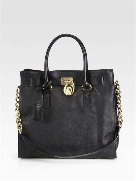 michael kors hamilton large north south tote|Michael Kors saffiano large tote.